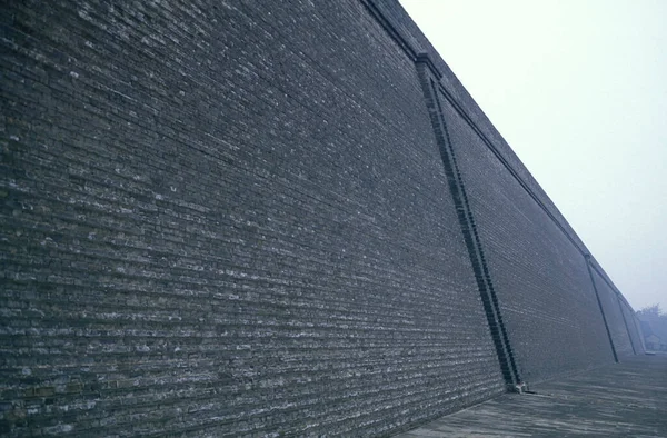 Городская Стена Старом Городе Сиань Провинции Шэньси Китае Китай Сиань — стоковое фото