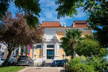 The Architecture of the Museu National de Arte Antiga in Lapa in the City of Lisbon in Portugal.  Portugal, Lisbon, October, 2021
