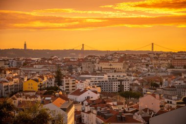a city view of Baixa in the City of Lisbon in Portugal. Portugal, Lisbon, October, 2021