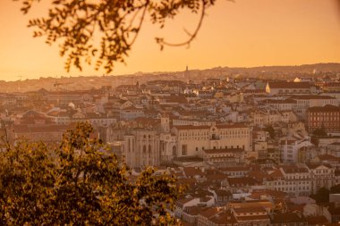 the ruins of the Convento and Igreja do Carmo in Chiado in the City of Lisbon in Portugal. Portugal, Lisbon, October, 2021