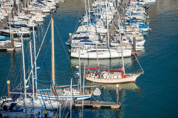 Doca Belem Sailboat Port Belem City Lisbon Portugal Portugal Lisbon — Foto de Stock