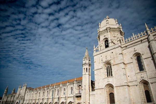 the Mosteiro dos Jeronimos in Belem near the City of Lisbon in Portugal.  Portugal, Lisbon, October, 2021