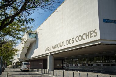 a new Building of the Museu National dos coches in Belem near the City of Lisbon in Portugal.  Portugal, Lisbon, October, 2021