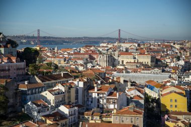 a city view of Baixa in the City of Lisbon in Portugal. Portugal, Lisbon, October, 2021