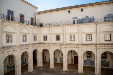 the Igreja Sao Vicente de Fora in Alfama in the City of Lisbon in Portugal.  Portugal, Lisbon, October, 2021
