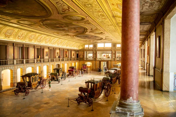 Royal Carrages Old Building Museu National Dos Coches Old Royal — Stockfoto