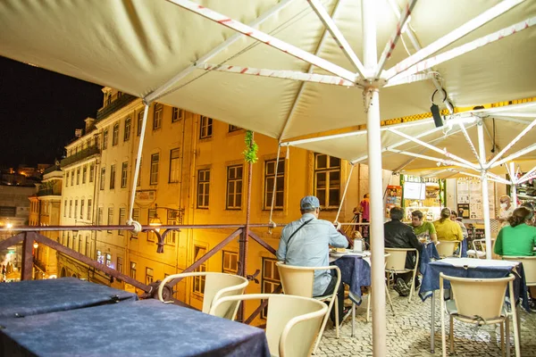 Restaurant Bar Rossio Railway Station Rossia Square Baixa City Lisbon — Stockfoto