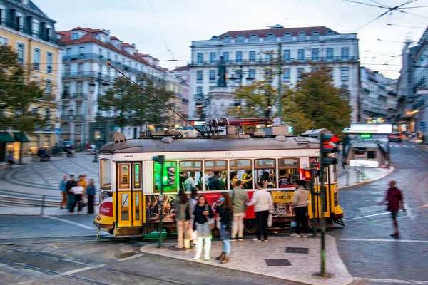 Parca Luis Camoes Chiado City Lisbon Portugal Portugal Lisbon October — Foto de Stock