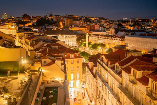 City View Baixa City Lisbon Portugal Portugal Lisbon October 2021 — Fotografia de Stock