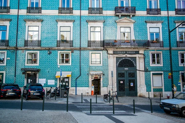 Residencial House Villa Sousa City Area Alfama City Lisbon Portugal — Stock Photo, Image