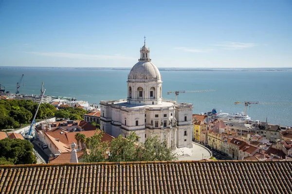 Iglesia Santa Engracia Casco Antiguo Alfama Ciudad Lisboa Portugal Portugal — Foto de Stock