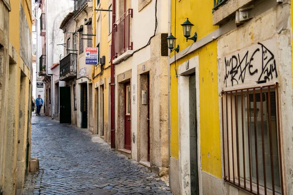 Street Alley Alfama City Lisbon Portugal Portugal Lisbon October 2021 — Stock fotografie