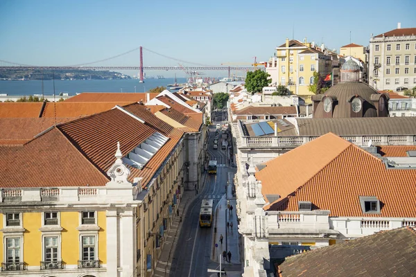 City View Baixa City Lisbon Portugal Portugal Lisbon October 2021 — Stock Fotó