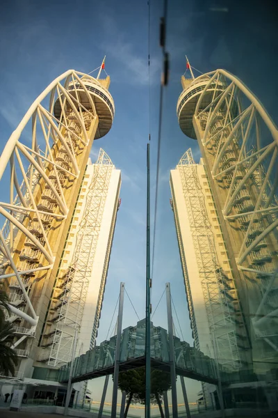 Vasco Gama Tower Oriente City Lisbon Portugal Portugal Lisbon October — Stockfoto