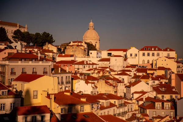 View Old Town Alfama City Lisbon Portugal Portugal Lisbon October — Photo