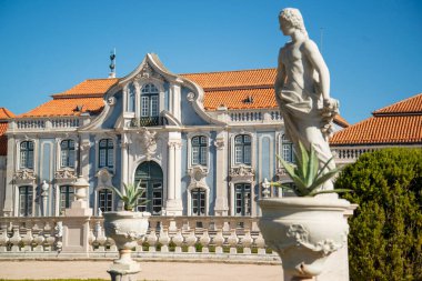 the park and gardens of the Palacio National de Quelez in the Town of Quelez northwest of the City of Lisbon in Portugal. Portugal, Lisbon, October, 2021