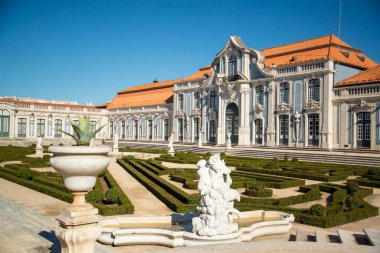 the park and gardens of the Palacio National de Quelez in the Town of Quelez northwest of the City of Lisbon in Portugal. Portugal, Lisbon, October, 2021