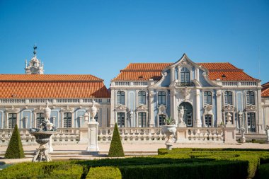 the park and gardens of the Palacio National de Quelez in the Town of Quelez northwest of the City of Lisbon in Portugal. Portugal, Lisbon, October, 2021