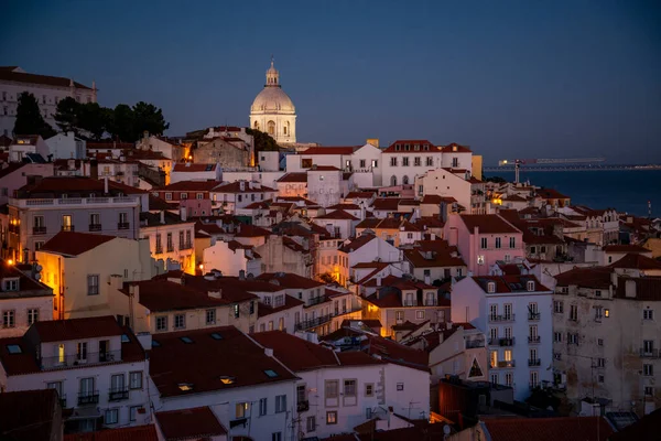 View Old Town Alfama City Lisbon Portugal Portugal Lisbon October — ストック写真