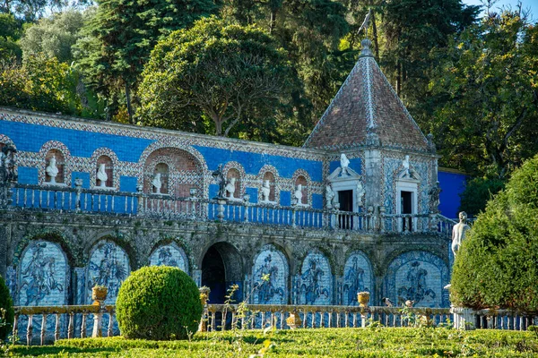 Azulejos House Garden Palacio Fronteira Benfica City Lisbon Portugal Portugal — Fotografia de Stock