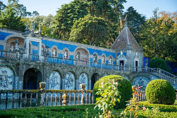 Azulejos House Garden Palacio Fronteira Benfica City Lisbon Portugal Portugal — Stockfoto