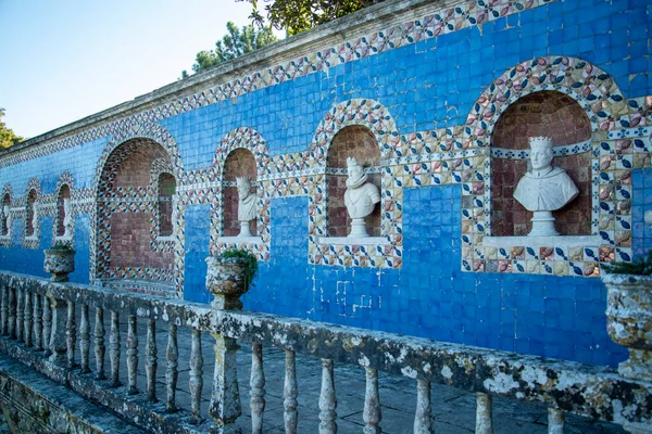 Azulejos House Garden Palacio Fronteira Benfica City Lisbon Portugal Portugal — Fotografia de Stock