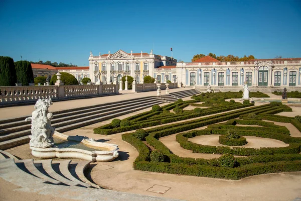 the park and gardens of the Palacio National de Quelez in the Town of Quelez northwest of the City of Lisbon in Portugal. Portugal, Lisbon, October, 2021