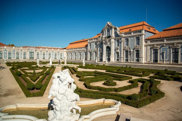 the park and gardens of the Palacio National de Quelez in the Town of Quelez northwest of the City of Lisbon in Portugal. Portugal, Lisbon, October, 2021