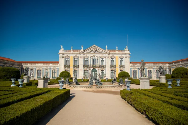 Park Gardens Palacio National Quelez Town Quelez Northwest City Lisbon — Stockfoto