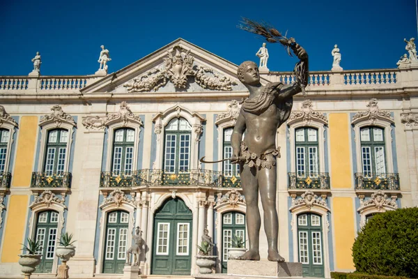 Park Gardens Palacio National Quelez Town Quelez Northwest City Lisbon — Foto Stock