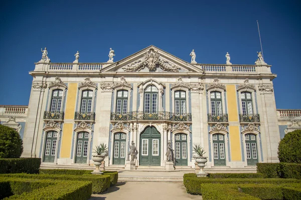 Park Gardens Palacio National Quelez Town Quelez Northwest City Lisbon — Foto Stock