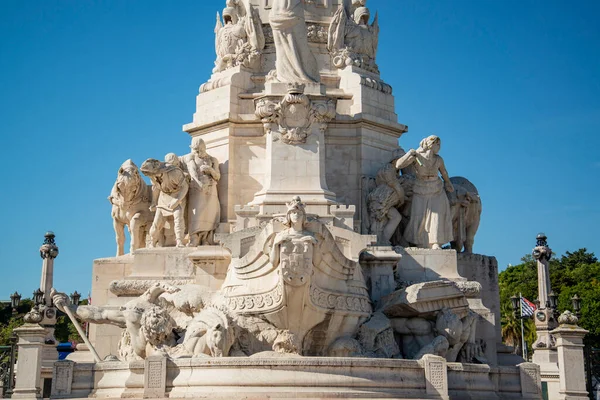 Monument Parca Marques Pompal Baixa City Lisbon Portugal Portugal Lisbon — Stock Fotó