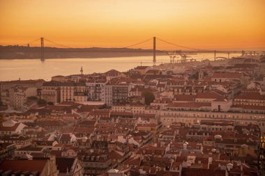 a city view of Baixa in the City of Lisbon in Portugal. Portugal, Lisbon, October, 2021