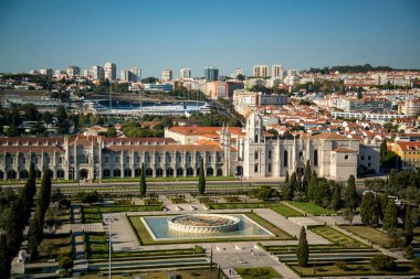 the Mosteiro dos Jeronimos in Belem near the City of Lisbon in Portugal.  Portugal, Lisbon, October, 2021