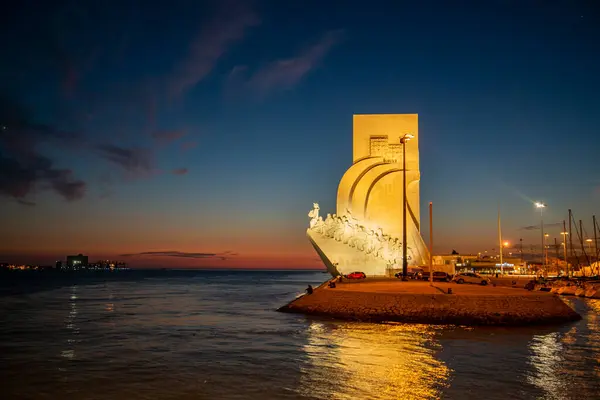 Monument Discoveries Pedaro Dos Descobrimentos Belem City Lisbon Portugal Portugal — Stok fotoğraf