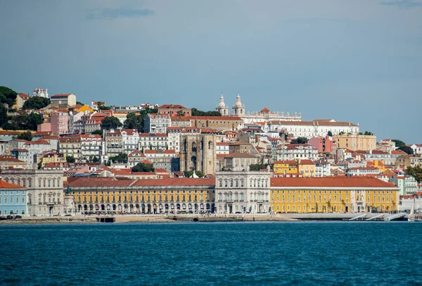 City View Old Twon Lisbon Rio Tejo City Lisbon Portugal — ストック写真