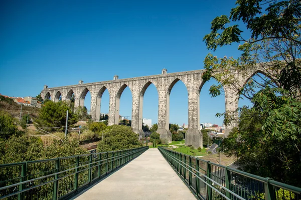 Aqueduto Das Aguas Livres Campolide City Lisbon Portugal Portugal Lisbon — Fotografia de Stock