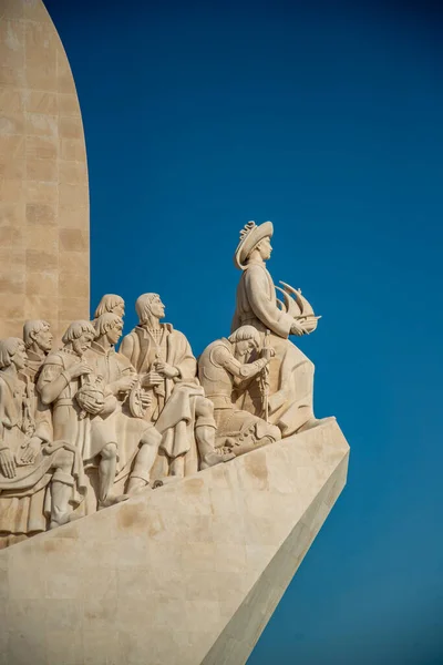 Monument Discoveries Pedaro Dos Descobrimentos Belem City Lisbon Portugal Portugal — Foto de Stock