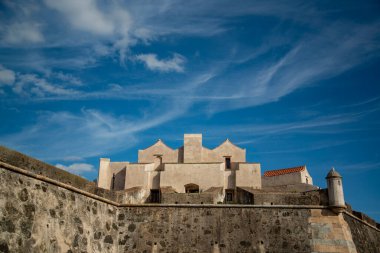 the Fort Nossa Senhora da Graca or Fort Conde de Lippe north of the city of Elvas in Alentejo in Portugal.  Portugal, Elvas, October, 2021