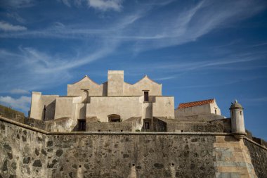the Fort Nossa Senhora da Graca or Fort Conde de Lippe north of the city of Elvas in Alentejo in Portugal.  Portugal, Elvas, October, 2021