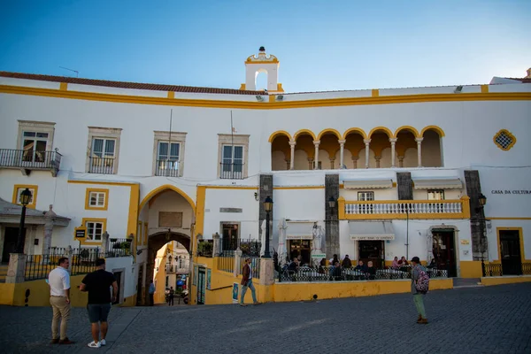 Architecture Casa Culture Parca Republica Largo Santa Clara Old Town — Stockfoto