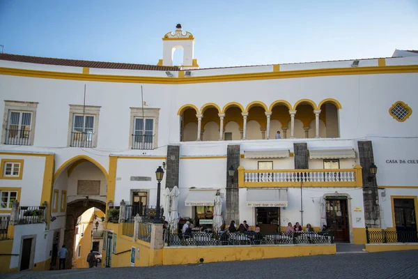 Architecture Casa Culture Parca Republica Largo Santa Clara Old Town — Stock fotografie