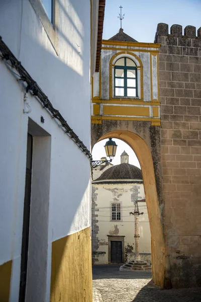 Pillory Largo Santa Clara Old Town City Elvas Alentejo Portugal — Φωτογραφία Αρχείου
