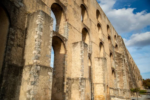 Amoreira Aqueduct City Elvas Alentejo Portugal Portugal Elvas October 2021 — 图库照片