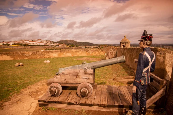 Cannon Fort Santa Luzia City Elvas Alentejo Portugal Portugal Elvas — ストック写真