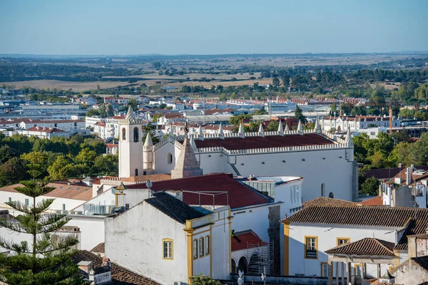 Kościół Franciszka Lub Igreja Sao Francisco Starym Mieście Evora Alentejo — Zdjęcie stockowe