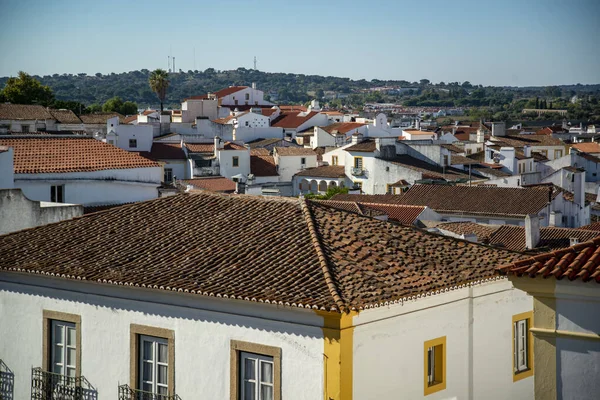 Una Vista Del Casco Antiguo Ciudad Evora Alentejo Portugal Portugal — Foto de Stock