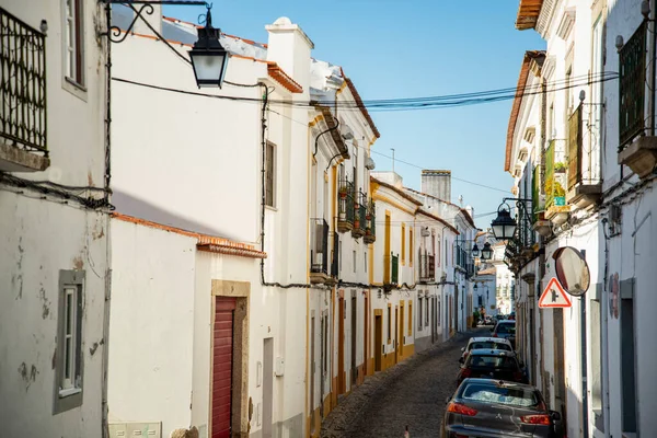 Malá Ulička Starém Městě Evora Alentejo Portugalsku Portugalsko Evora Říjen — Stock fotografie