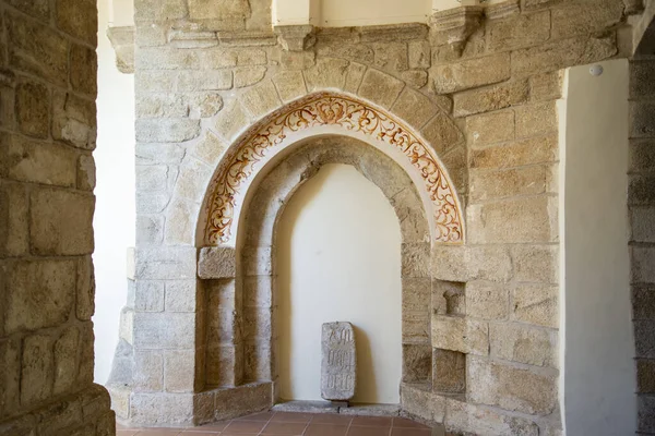 Entrance Capela Dos Ossos Francis Church Igreja Sao Francisco Old — Stock Photo, Image