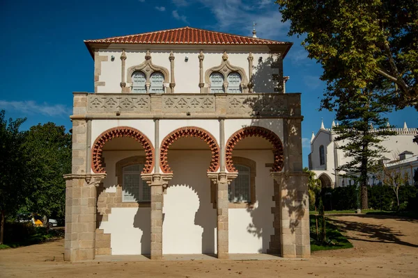 Βασιλικό Παλάτι Στο Jardim Publico Στην Παλιά Πόλη Evora Στο — Φωτογραφία Αρχείου